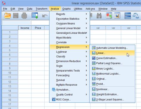 Linear Regression Analysis using SPSS Statistics .